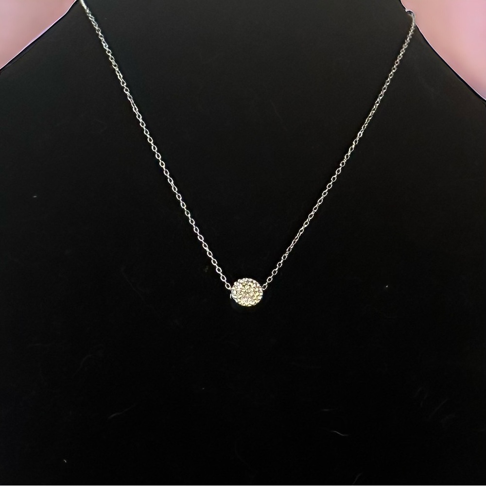 Juliet paved pendant necklace